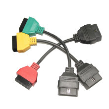 para FIAT ECU exploración adaptadores OBD diagnóstico Cable de tres colores